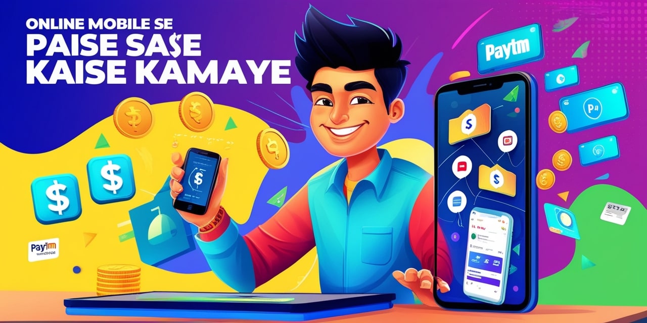 Online Mobile Se Paise Kaise Kamaye