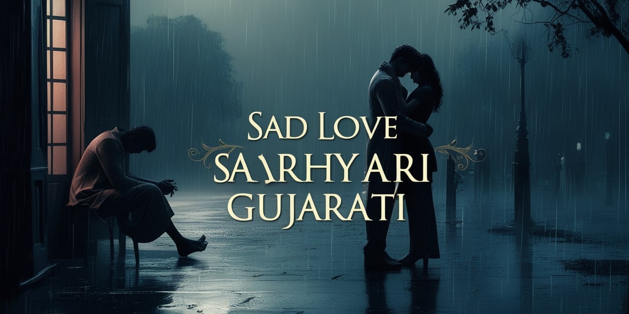 sad love shayari gujarati